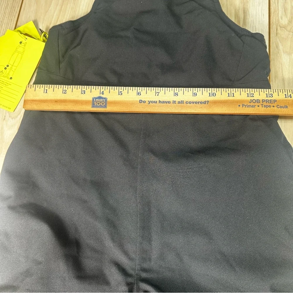 Kids' Waterproof Snow‎ Bib - 83% Recycled Polyester, Adjustable Straps SMALL NWT